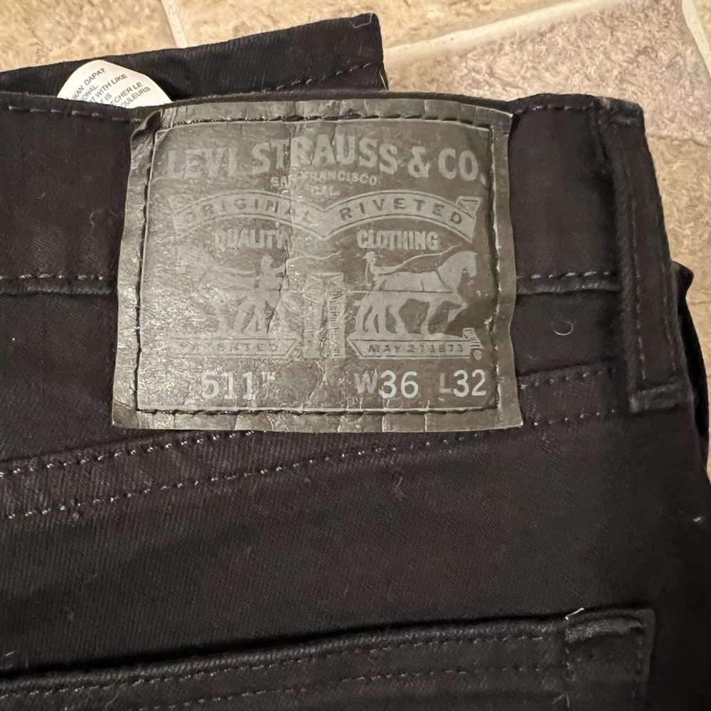 Levi's Men's Black Jeans
